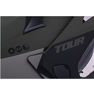CASSIDA Tour 1.1 Spectre,  (zelená army matná/šedá/oranžová/černá, vel. M) - Helma na motorku