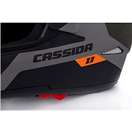 CASSIDA Tour 1.1 Spectre,  (zelená army matná/šedá/oranžová/černá, vel. XS) - Helma na motorku