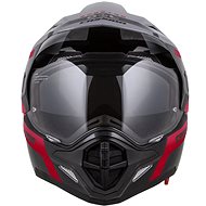 CASSIDA Tour 1.1 Spectre,  (šedá/červená/černá, vel. XS) - Helma na motorku