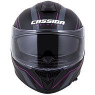 CASSIDA Integral GT 2.0 Reptyl,  (černá/růžová, vel. XS) - Helma na motorku