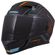 CASSIDA Integral 3.0 Turbohead,  (černá matná/oranžová/modrá, vel. S) - Helma na motorku