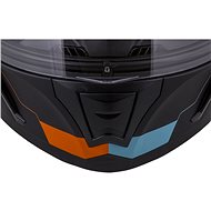 CASSIDA Integral 3.0 Turbohead,  (černá matná/oranžová/modrá, vel. XS) - Helma na motorku