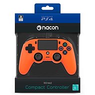 Nacon Wired Compact Controller PS4 - oranžový - Gamepad