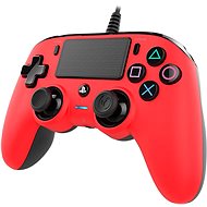 Nacon Wired Compact Controller PS4 - červený - Gamepad