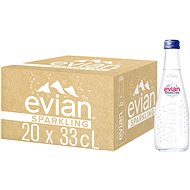 Evian Sparkling přírodní minerální voda 20x 0,33l sklo - Minerální voda