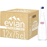 Evian Sparkling přírodní minerální voda 12x 0,75l sklo - Minerální voda