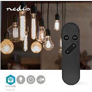 NEDIS chytré dálkové ovládání/ pouze pro žárovky Nedis WIFILRxxxx/ 4 tlačítka/ Android/ iOS/ černé - Dálkové ovládání