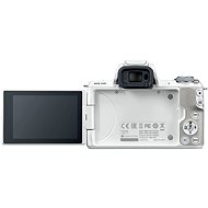 Canon EOS M50 bílý + EF-M 15-45 mm f/3.5-6.3 IS STM - Digitální fotoaparát