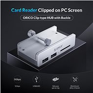 ORICO 2x USB 3.0 hub + SD card reader - USB Hub