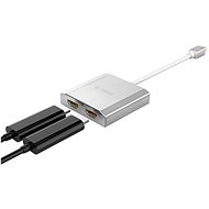 ORICO Mini DP 1.2 (M) to Dual HDMI (F) Adapter Silver - Adaptér