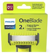 Philips OneBlade Náhradní břity na tvář a tělo + hřeben na tělo QP620/50 - Pánské náhradní hlavice