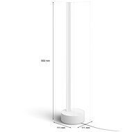 Philips Hue Gradient Signe stolní bílá - Dekorativní osvětlení
