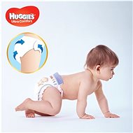 HUGGIES Ultra Comfort Jumbo vel. 3 (56 ks) - Dětské pleny