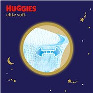 HUGGIES Elite Soft Pants přes noc Pants vel. 5 (17 ks) - Plenkové kalhotky