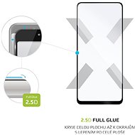 FIXED FullGlue-Cover pro Realme 8/Realme 8 Pro černé - Ochranné sklo