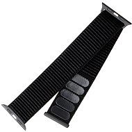 FIXED Nylon Strap pro Apple Watch 42/44/45/Ultra 49mm černý - Řemínek