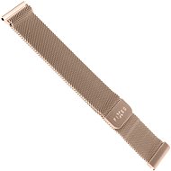 FIXED Mesh Strap s šířkou 22mm růžové zlatý - Řemínek