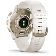 Garmin Venu 2 Plus Cream Gold/White Band - Chytré hodinky