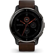 Garmin Venu 2 Plus Slate/ Brown Leather Band - Chytré hodinky