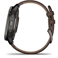 Garmin Venu 2 Plus Slate/ Brown Leather Band - Chytré hodinky