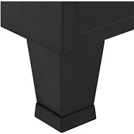 Šatní skříň industriální černá 90 x 40 x 140 cm ocel 145357 - Šatní skříň