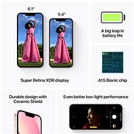 iPhone 13 256GB růžová - Mobilní telefon