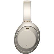 Sony Hi-Res WH-1000XM3, platinově stříbrná, model 2018 - Bezdrátová sluchátka