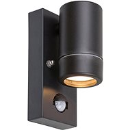 Rabalux - VenKovní nástěnné svítidlo se senzorem 1xGU10/10W/230V Černá IP44 - Nástěnná lampa