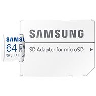 Samsung MicroSDXC 64GB EVO Plus + SD adaptér - Paměťová karta