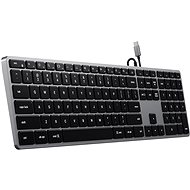 Satechi Slim W3 USB-C BACKLIT Wired Keyboard - Space Grey - US - Klávesnice