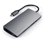 Satechi Aluminium Type-C Multi-Port Adapter (HDMI 4K,3x USB 3.0,MicroSD,Ethernet V2) - Space Grey - Replikátor portů