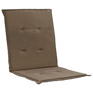 Podušky na zahradní židle 2 ks taupe 100 × 50 × 3 cm - Polstr