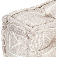 Modulární pouf béžový textil - Polstr
