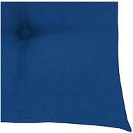 Podušky na židle 6 ks modré 40 x 40 x 7 cm textil - Polstr