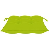 Podušky na židle 4 ks jasně zelené 40 x 40 x 7 cm textil - Polstr
