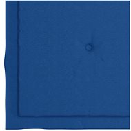Podušky na zahradní židle 2 ks královsky modré 50x50x4cm textil - Polstr