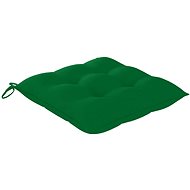 Podušky na židle 2 ks zelené 50 x 50 x 7 cm textil - Polstr