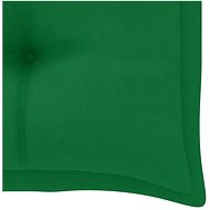 Poduška na zahradní lavici zelená 100 x 50 x 7 cm textil - Polstr