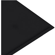 Polstr na zahradní lavici černý 100 x 50 x 4 cm - Polstr