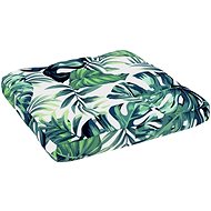 Poduška na pohovku z palet vzor listů 58 x 58 x 10 cm - Polstr