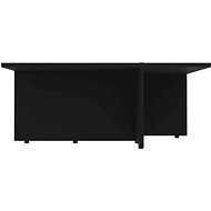 Konferenční stolek černý 79,5 × 79,5 × 30 cm dřevotříska - Konferenční stolek