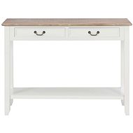 Konzolový stolek bílý 110 × 35 × 80 cm dřevo - Konzolový stolek