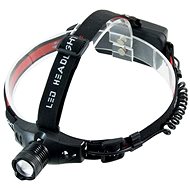Solight čelová LED svítilna černo-červená + 3W Cree LED - Čelovka