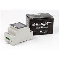 Shelly 4PRO, spínací modul na DIN lištu, 4x 10A, WiFi - WiFi spínač