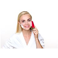 Dutio Silicone Facial Cleansing Device, červený - Čisticí kartáček na pleť