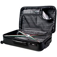 Mia Toro M1210/3-S - stříbrná - Cestovní kufr s TSA zámkem