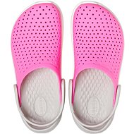 Crocs LiteRide Clog Kids Electric Pink/White, EU 27-28 / US C10 / 166 mm - Pantofle