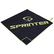 SPRINTER ručník z mikrovlákna 100x160 cm, černo-zelený - Ručník