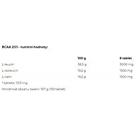 Nutrend BCAA 2:1:1, 150 tablet - Aminokyseliny