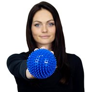Rehabiq Masážní míček ježek modrý, 10 cm - Masážní míč